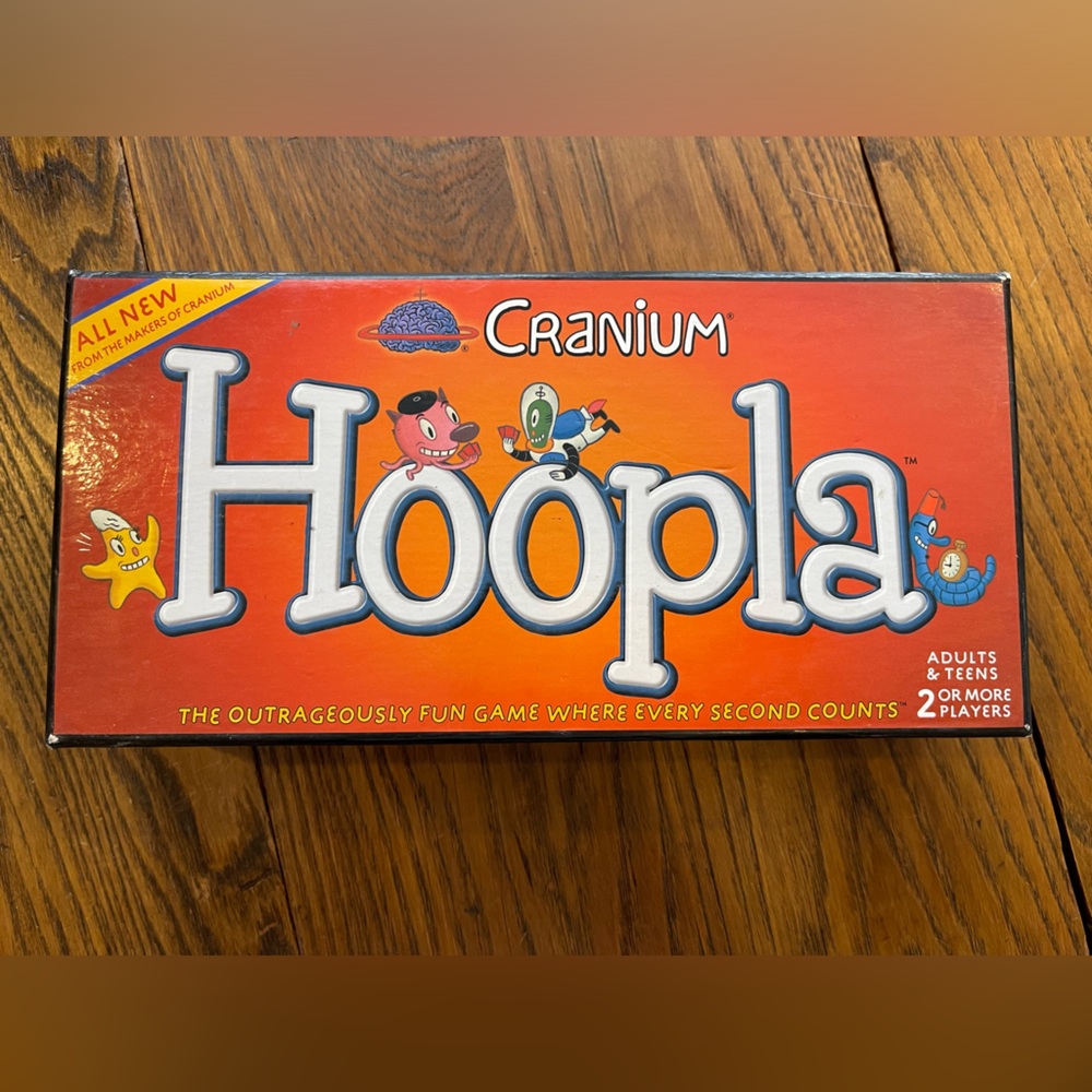 Cranium 2002 Hoopla Card Game with Timer